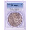 Image 1 : 1880/79-S $1 Morgan Silver Dollar Coin PCGS MS64 Nice Toning