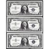 Image 1 : Lot of (3) 1957/A/B $1 Silver Certificate Star Notes
