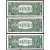 Image 2 : Lot of (3) 1957/A/B $1 Silver Certificate Star Notes