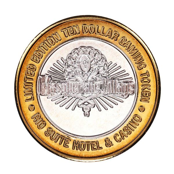 .999 Silver Rio Suite Hotel Las Vegas $10 Casino Limited Edition Gaming Token