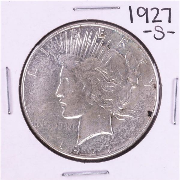 1927-S $1 Peace Silver Dollar Coin