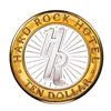 Image 1 : .999 Silver Hard Rock Hotel Las Vegas, Nevada $10 Casino Limited Edition Gaming Token