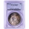 Image 1 : 1902-O $1 Morgan Silver Dollar Coin PCGS MS65+ Amazing Toning