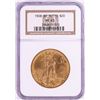 Image 1 : 1908 No Motto $20 St. Gaudens Double Eagle Gold Coin NGC MS63