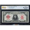 Image 1 : 1923 $10 "Poker Chip" Legal Tender Note Fr.123 PCGS Gem Uncirculated 66PPQ