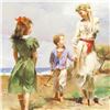 Image 2 : Pino (1939-2010) "Seaside Retreat" Limited Edition Giclee on Canvas