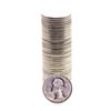 Image 1 : Roll of (40) Brilliant Uncirculated 1964 Washington Quarters