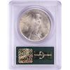 Image 2 : 1923 $1 Peace Silver Dollar Coin PCGS MS65 Old Green Holder