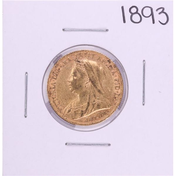 1893 Great Britain Sovereign Gold Coin