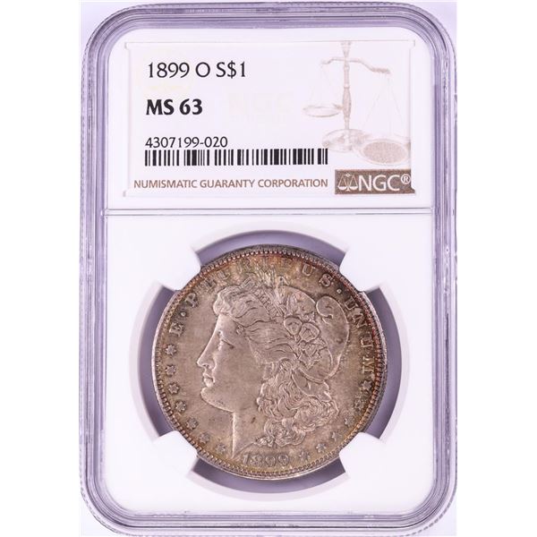 1899-O $1 Morgan Silver Dollar Coin NGC MS63