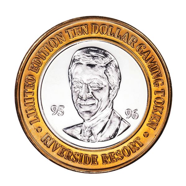 .999 Fine Silver Riverside Casino Laughlin, NV $10 Limited Edition Gaming Token