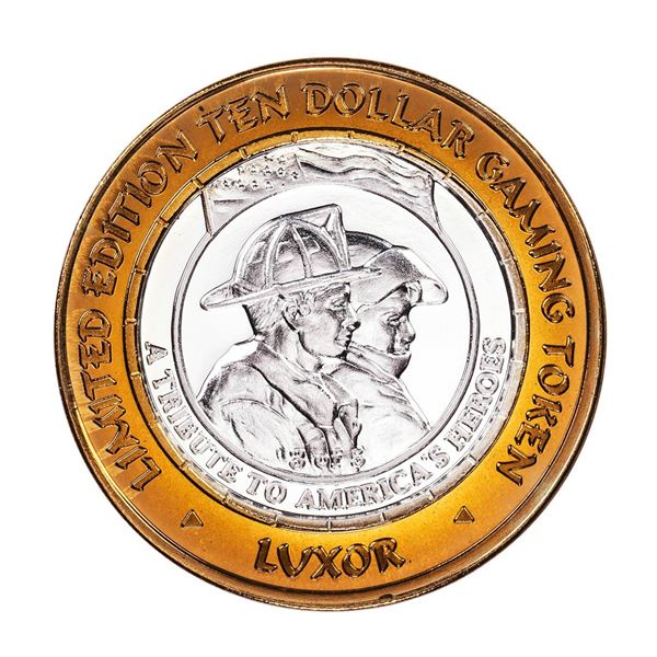 .999 Silver Luxor Las Vegas, NV Casino $10 Casino Limited Edition Gaming Token