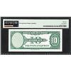Image 2 : 1929 10 Unit American Bank Note Co. "Test Note" PMG Gem Uncirculated 66EPQ