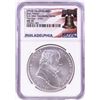 Image 1 : 2018 John Adams Silver Presidential Medal NGC MS70 First Day ANA
