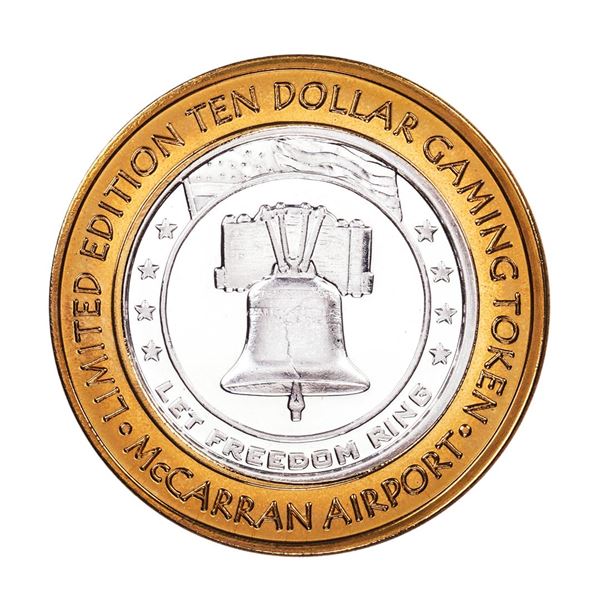 .999 Silver McCarran International Airport Las Vegas, NV $10 Limited Gaming Token
