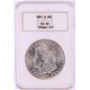 Image 1 : 1881-S $1 Morgan Silver Dollar Coin NGC MS65 Old Fatty Holder