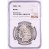 Image 1 : 1881-S $1 Morgan Silver Dollar Coin NGC MS64