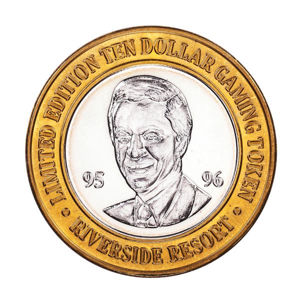 .999 Silver Riverside Resort Casino Laughlin, NV $10 Limited Edition Gaming Token