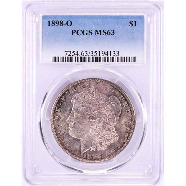 1898-O $1 Morgan Silver Dollar Coin PCGS MS63