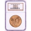 Image 1 : 1908 No Motto $20 St. Gaudens Double Eagle Gold Coin NGC MS63