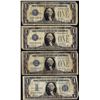 Image 1 : Lot of (4) 1928A/1928B/1934 $1 Funnyback Silver Certificate Notes