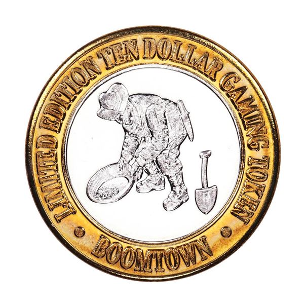 .999 Silver Boomtown Reno, NV $10 Casino Limited Edition Gaming Token