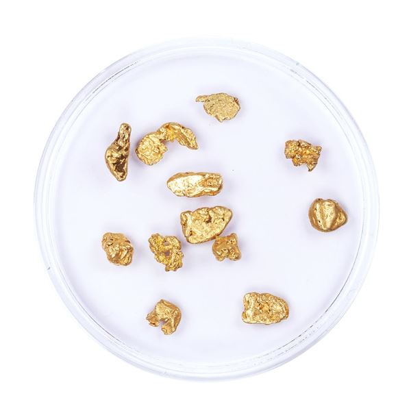 Lot of Gold Nuggets 2.80 Grams Total Weight