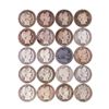Image 1 : Roll of (20) Mixed Date Barber Half Dollar Coins