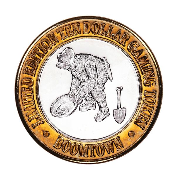 .999 Silver Boomtown Hotel and Casino $10 Casino Limited Edition Gaming Token