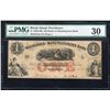 Image 1 : 1856 $1 "Santa Claus" M & M Bank Providence, RI Obsolete Note PMG Very Fine 30