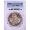 Image 1 : 1885-O $1 Morgan Silver Dollar Coin PCGS MS65 Great Toning/Color