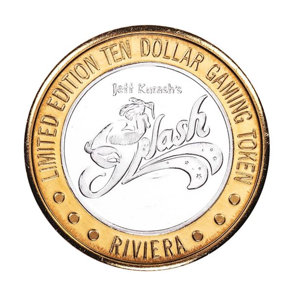 .999 Silver Riviera Hotel and Casino $10 Casino Limited Edition Gaming Token