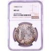 Image 1 : 1900-O $1 Morgan Silver Dollar Coin NGC MS63 Nice Toning