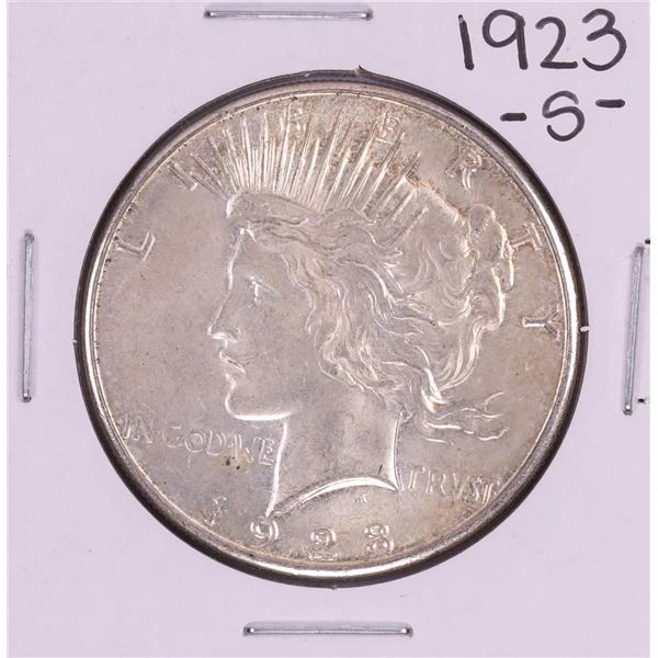 1923-S $1 Peace Silver Dollar Coin
