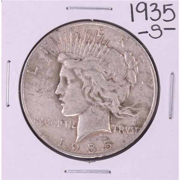 1935-S $1 Peace Silver Dollar Coin