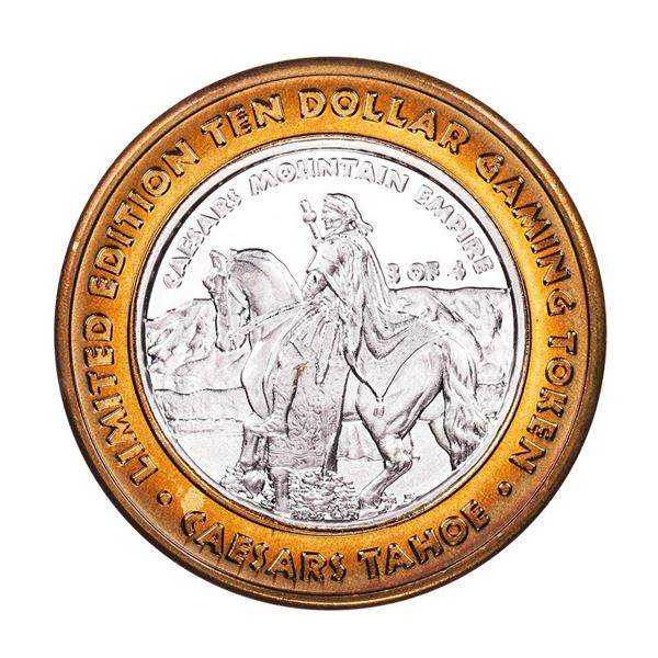 .999 Silver Caesars Palace Las Vegas, Nevada $40 Casino Limited Edition Gaming Token