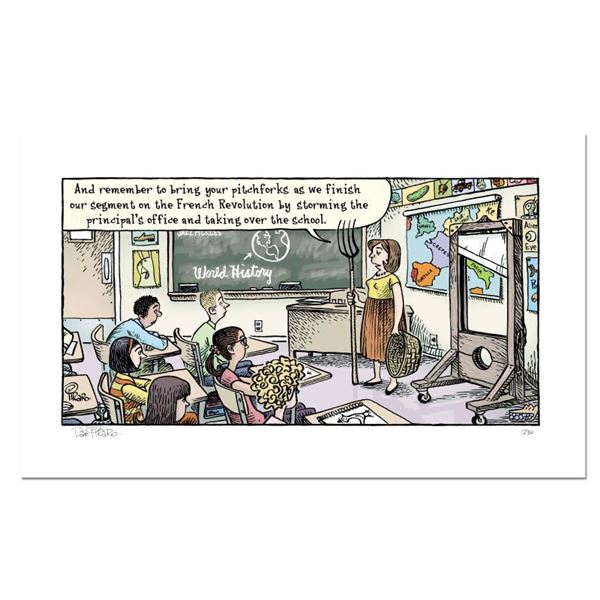 Dan Piraro Bizarro "French Rev" Limited Edition Giclee