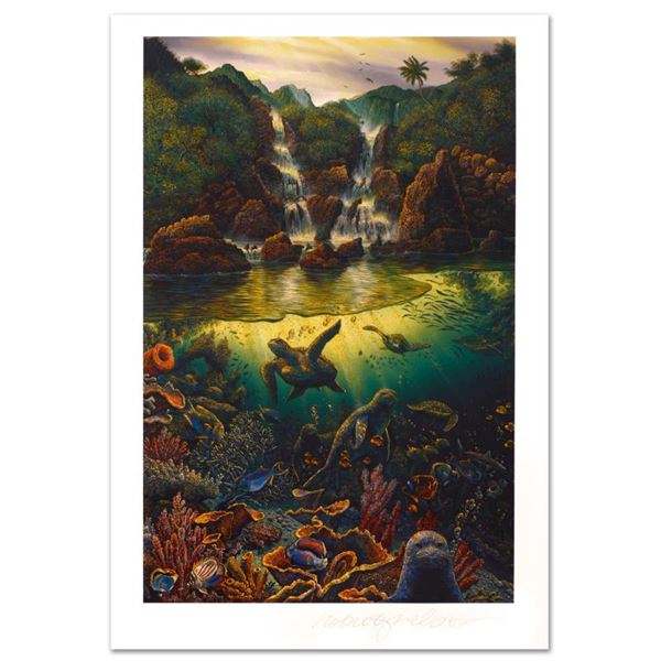 Robert Lyn Nelson "Viridian Overture" Limited Edition Mixed Media