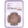 Image 1 : 1881-S $1 Morgan Silver Dollar Coin NGC MS63