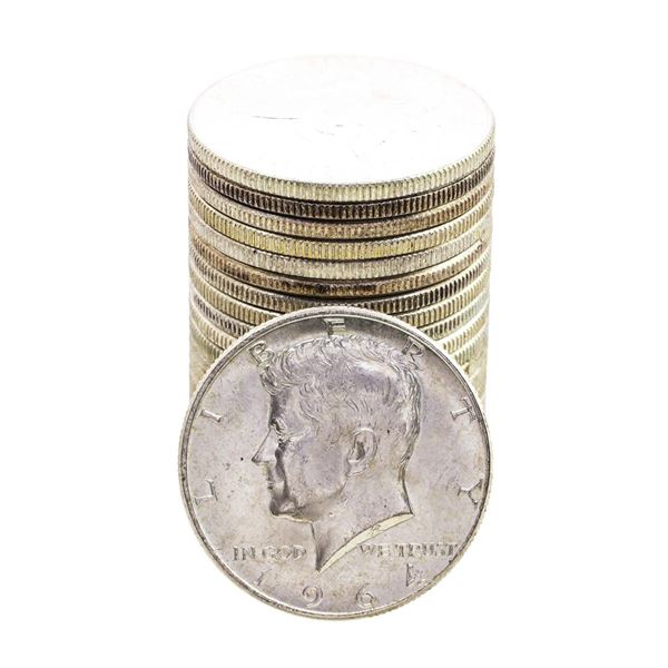 Roll of (20) 1964 Kennedy Half Dollar Coins