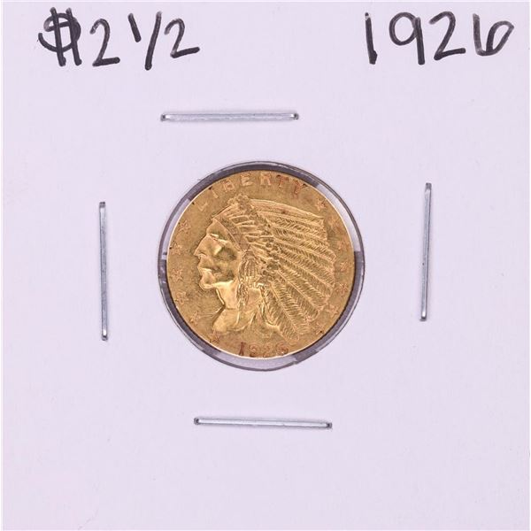 1926 $2 1/2 Indian Head Quarter Eagle Gold Coin