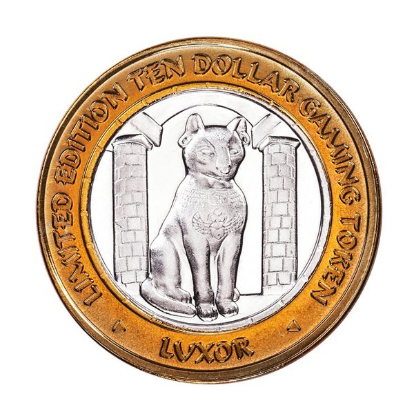 .999 Silver Luxor Las Vegas, Nevada $10 Casino Limited Edition Gaming Token