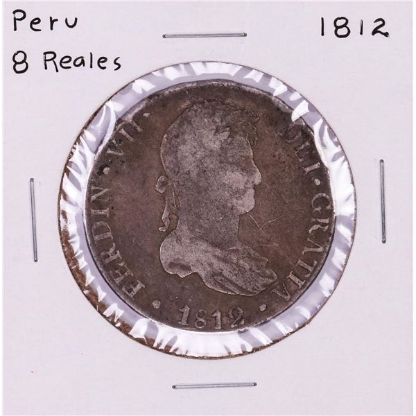 1812 Peru 8 Reales Silver Coin