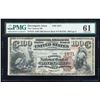 Image 1 : 1882BB $100 NB of Davenport, Iowa CH# 1671 National Currency Note PMG Uncirculated 61