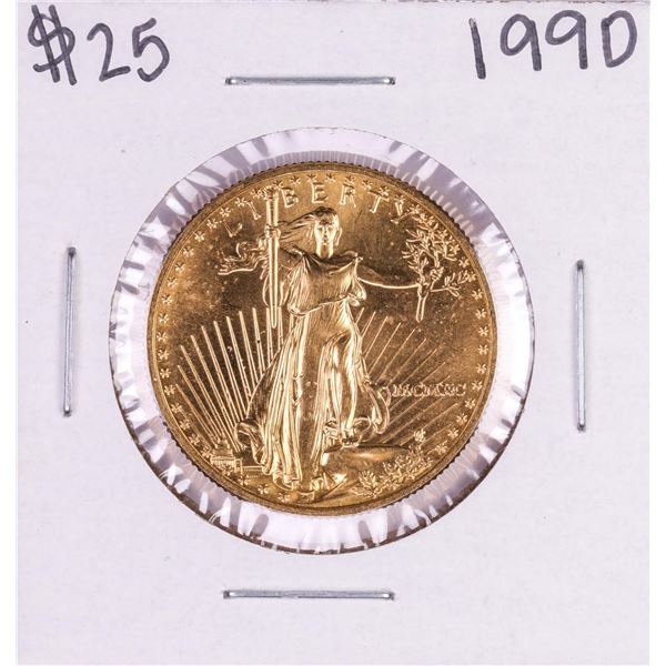 1990 $25 American Gold Eagle Coin