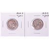 Image 1 : 1913-D Type 1 & Type 2 Buffalo Nickel Coins