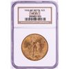 Image 1 : 1908 No Motto $20 St. Gaudens Double Eagle Gold Coin NGC MS63