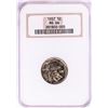 Image 1 : 1937 Buffalo Nickel Coin NGC MS66 Old Fatty Holder