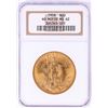 Image 1 : 1908 No Motto $20 St. Gaudens Double Eagle Gold Coin NGC MS62