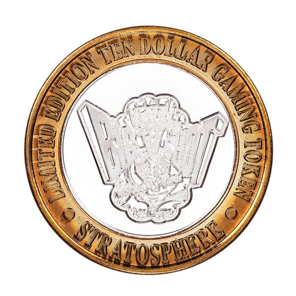 .999 Silver Stratosphere Las Vegas, NV $10 Casino Limited Edition Gaming Token